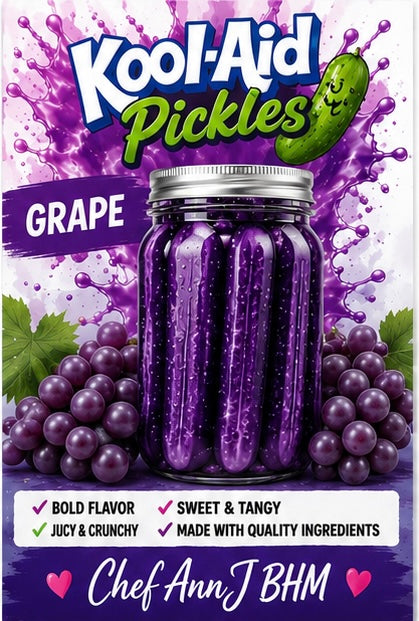 Grape KoolAide Pickles