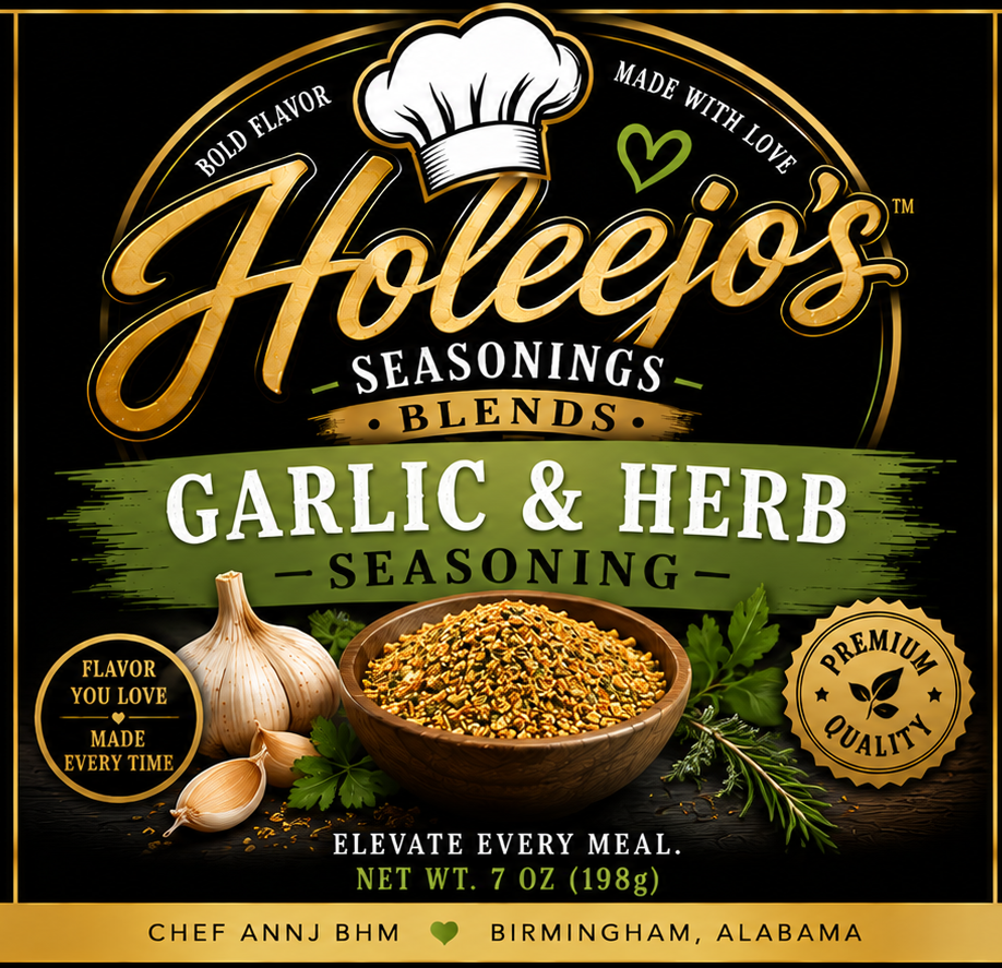 Garlic & Herb Seasoning 7oz shaker