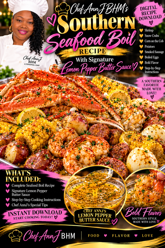 Chef AnnJ BHM’s Southern Seafood Boil Recipe